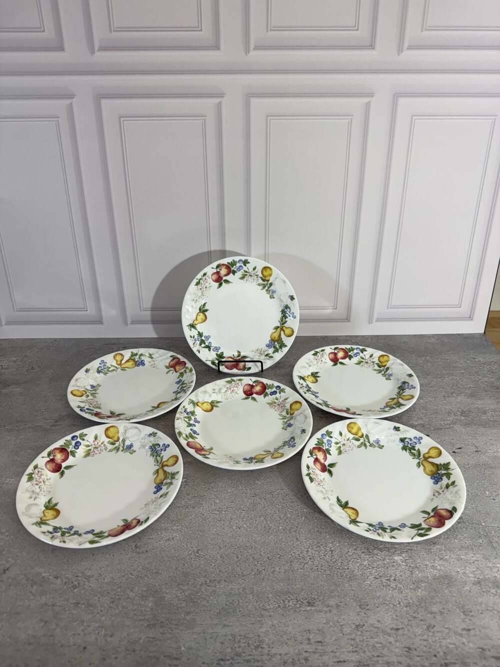 Corelle Chutney Swirl Salad Plates Set of 6